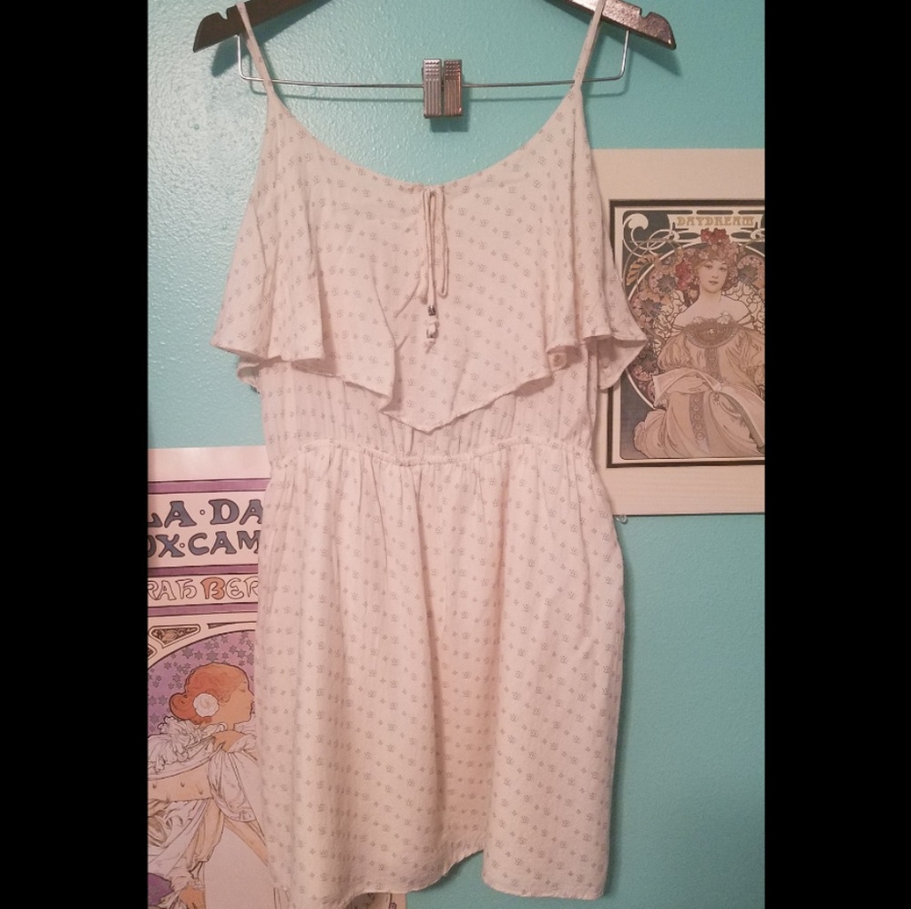 American Eagle Outfitters cream sundress
